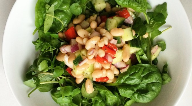 Lean Clean Cannellini Bean Salad