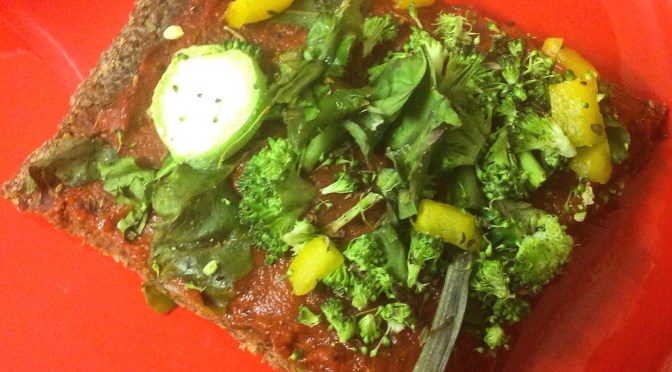 Ground Flax Flour-Free Pizza Base 