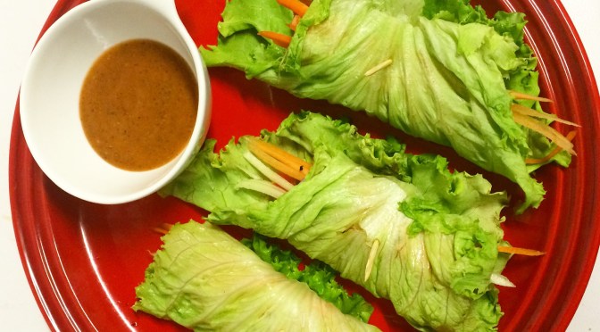 Lettuce Salad Wraps 